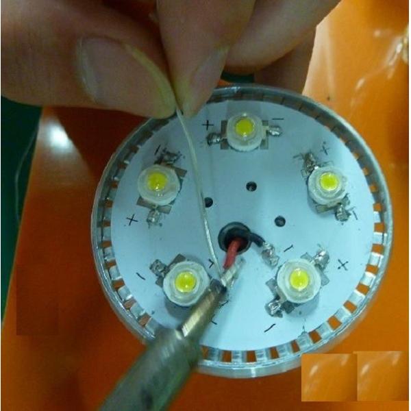 Led Electronic PCB With Cable / Customized Electronic Led PCBA