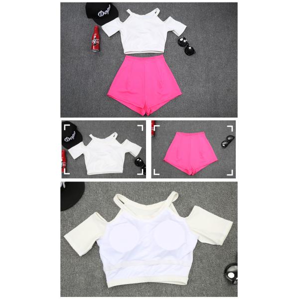 Sport Wear Three Piece Yoga Set Sport Shirt for Women Sports bra Fitness Flare Pants Leggings