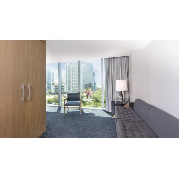 Melamine plywood hotel Guest room furniture liquidators Guest rooms Wall panels with Wood Headboards and Long Desk Table