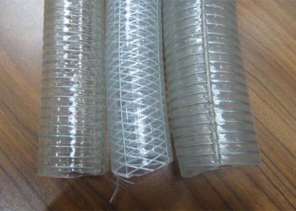 Food Grade Flexible Hose , Transparent Reinforced Hose For Conveying Milk Beer Water