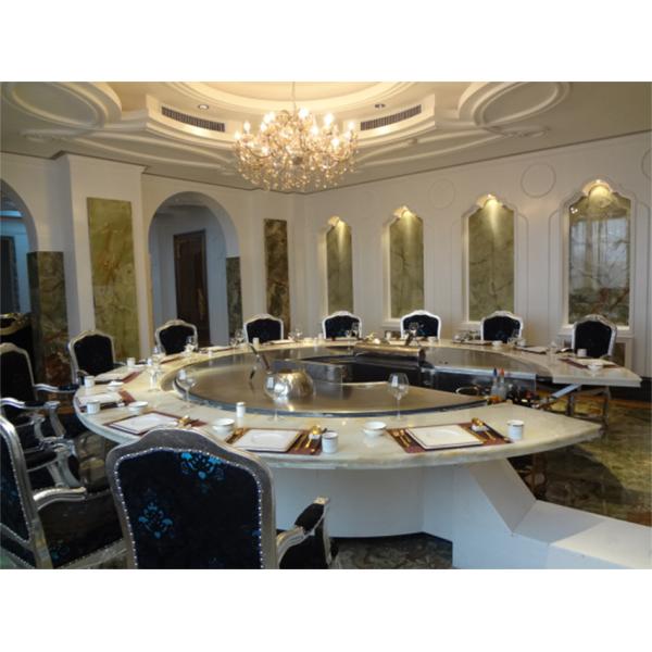 таблица гриля теппаньяки круга 1.6m электромагнитная японская для рекламы