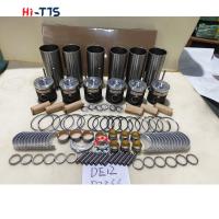 DE12 Excavator Engine Part Name Cylinder Liner Kit Complete With Liner Piston Ring Valves Bushing Full Gasket Kit