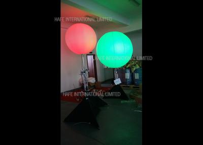 Anunciar o balão inflável do tripé do suporte conduziu a iluminação da fonte luminosa da combinação dupla