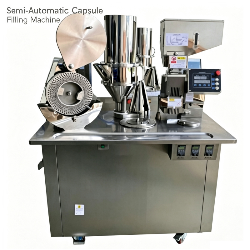 Herbal Semi Automatic Capsule Filling Machine Nutraceutical 00 Capsule Filler