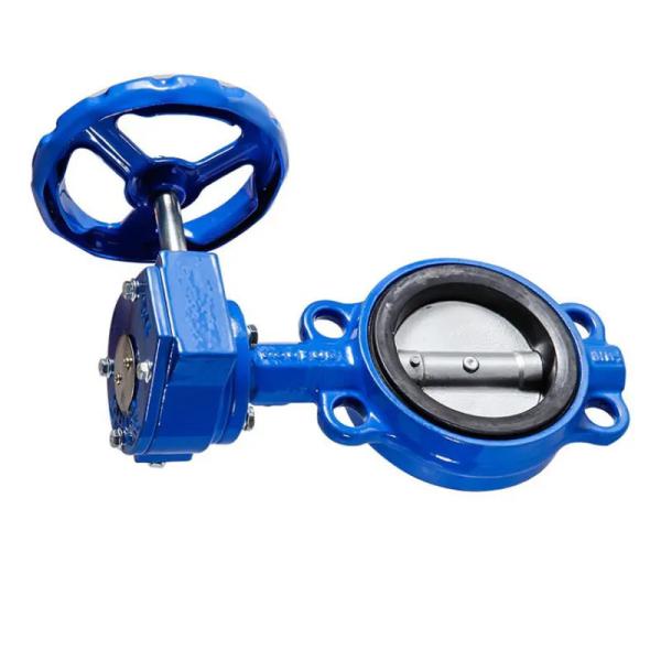 6Inch 150mm Ductile Iron Body NBR Rubber Sleeve Clamp Center Line Butterfly Valve