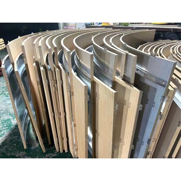 Panel acústico de metal micro perforado de aluminio compuesto de bambú veneer 4x8 núcleo de panal de miel