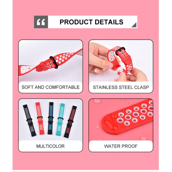 Sporty TPE Soft Rubber Strap · Compatible With Xiaomi Mi Band 5 And 6