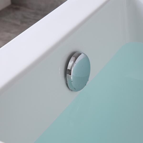 Removeable Skirt Legs Freestanding Panel Bathtub with Drainage Accessories at Best