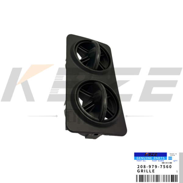 KBZE 208-979-7560 2089797560 KOMATSU AIRCOND GRILLE FOR PC130 PC160 PC180 PC200 PC300 PC400 PC600 PC700 PC800
