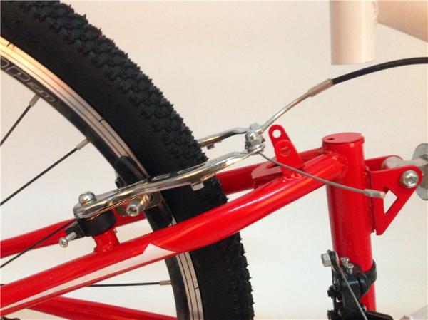 Cheap price OEM customized logo 21 speed hi ten steel mountain bike for travel with dual suspension