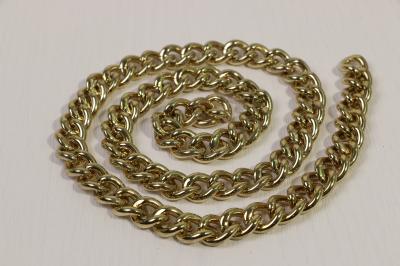 Zeronickel Metal Handbag Chains , 14mm Decorative Metal Chain Electroplated