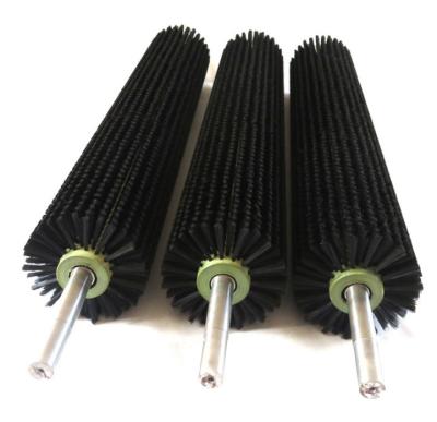 ROSH Stainless Steel Shaft Nylon Bristle Cylindrical Roller Brush