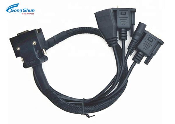 Splitter VGA D SUB Cable SCSI 26P Male-RJ45 Female 2 Ports Home Appliance