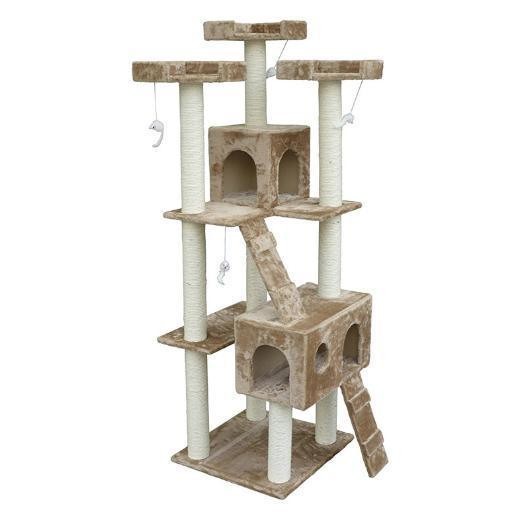 Different Size Flannel Pet Toy for Customized Cat Climbing Frame and Scratcher at Wholesal