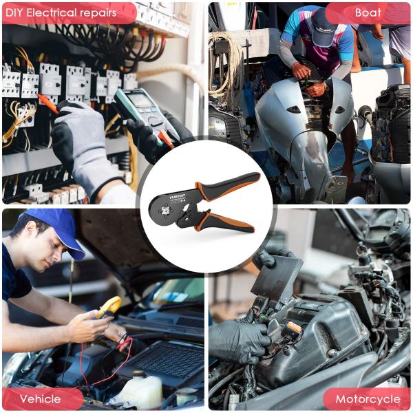 AWG 23-10 Ferrule Wire Crimper Tool Alloy Steel Brass Material