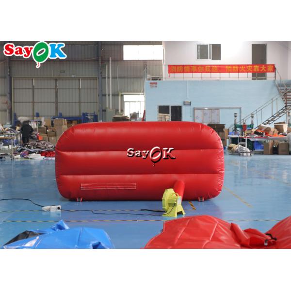 PVC Inflatable Bowling Alley 19.69*9.84ft Outdoor Bowling Carnival Game