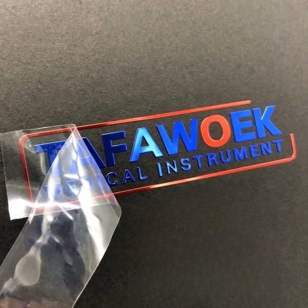 Custom Nickel Metal Transfer Stickers with Ultra-Thin 0.05mm Design Strong 3M Adhesive and Durable 5+ Years Finish