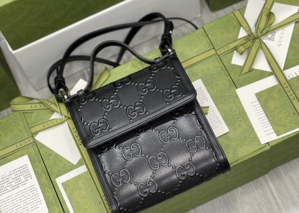 Leather Crafted Handheld Strap Bag Zipper Open Single Strap Tote 18cm Length