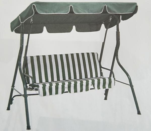 Garden Steel 600 x 300D Oxford Cloth Polyester Wadding Hammock With Roof