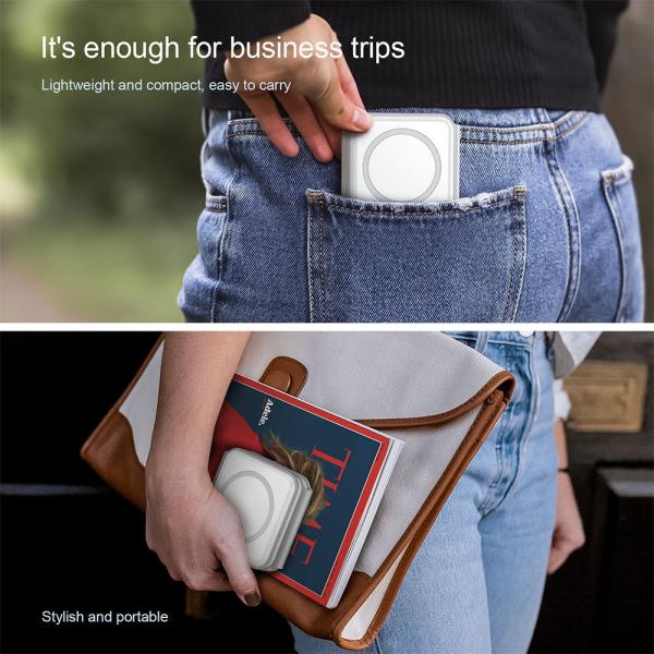 Стильное 15 Вт Apple беспроводное зарядное устройство для путешествий магнитное складное беспроводное зарядное устройство для телефона