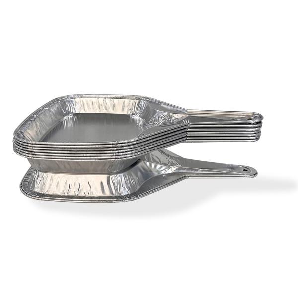 Food Packing Aluminum Foil Containers for Oven Disposable Silver Foil Baking Pan Trays
