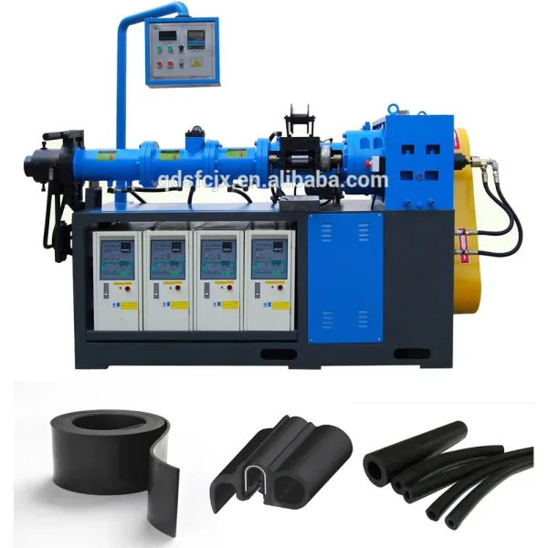 Rubber Extruder XJ Series Single Screw Cold Feed Rubber Extruder