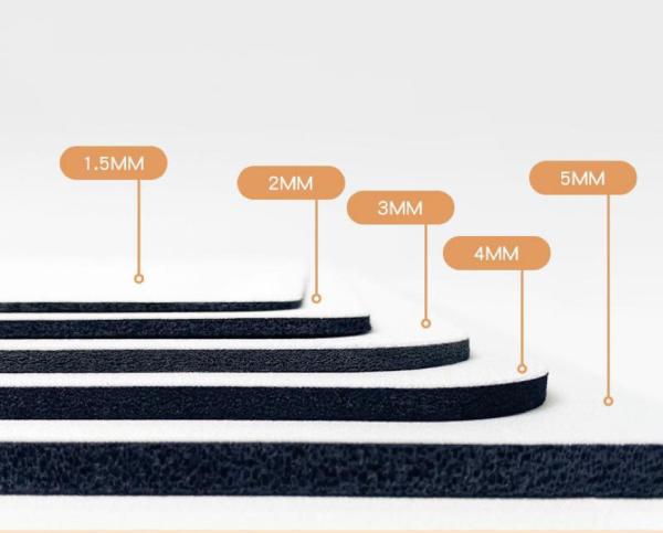 Personalized White Rubber Sublimation Mousepad Blanks For Sublimation Heat Transfer Printing