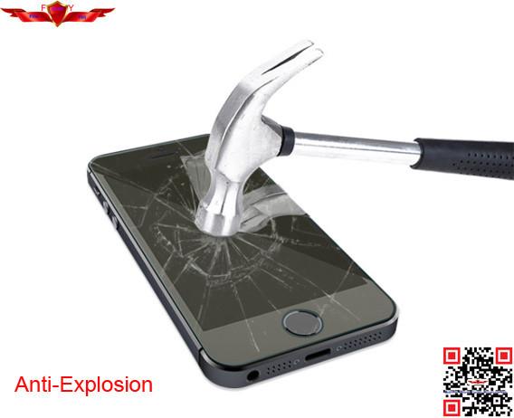 Newest 2.5D 9H 0.2MM Golden Mirror Tempered Glass Screen Protector For Iphone 5/5C/5S