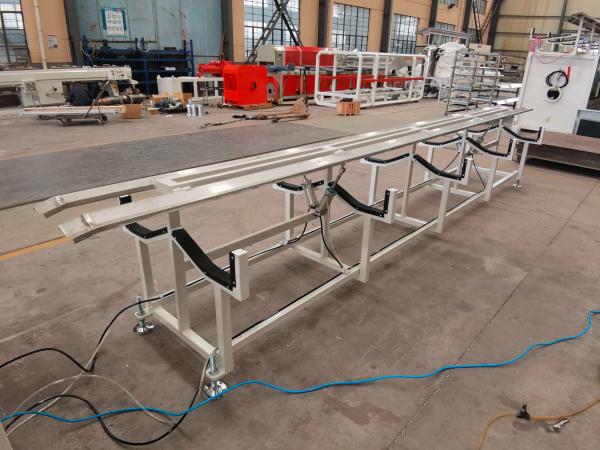 55kw Conical Twin Screw Pipe Extrusion Line With Output 400kg / H