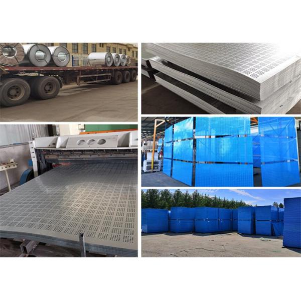 Scaffolding Steel Protection Perimeter Safety Screens 0.6mm Thick Plate Reusable