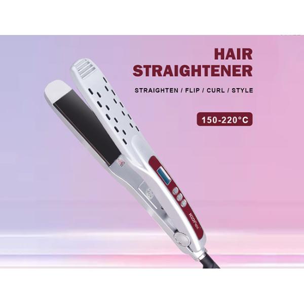 Дисплей 60-100W LCD раскручивателя волос пара топления титана быстрый