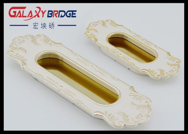 Furniture 32mm Hidden Kitchen Door Handles White Elegant Style Decoration Conceal  Dresser Pulls