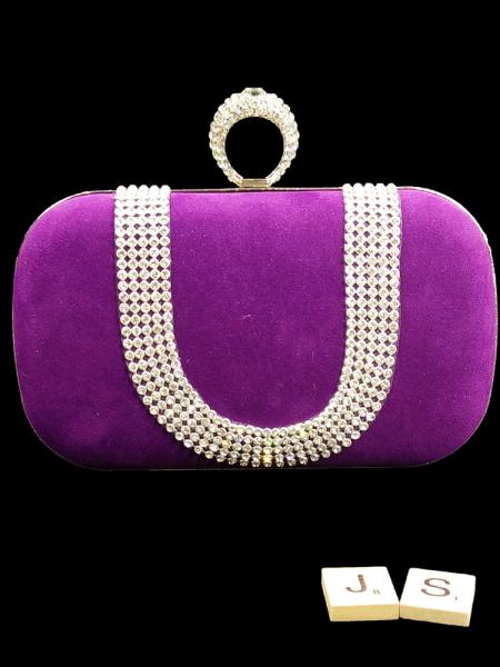 New handmade diamond evening bag banquet upscale bridal clutch bag Europe
