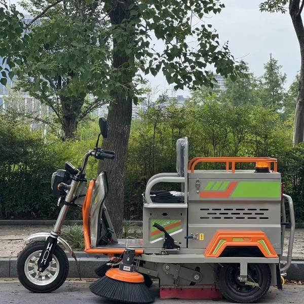 Pure Electric Street Sweeper Truck Commercial Industrial Floor Cleaning Scrubbing Machine