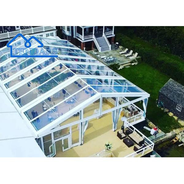 Aluminum Frame Banquet Clear Wedding Tent With Lights 2000 Seater Multi Purpose Outdoor Wedding Tent