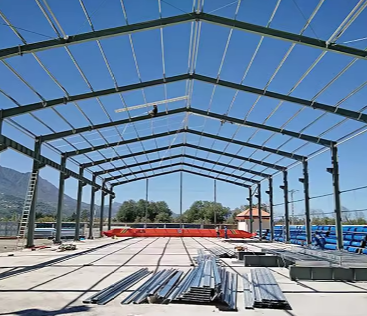 More Than 50 Years Structure Factory Steel Structure Workshop Light Steel Modern Warehouse Total Solution for Projects 
