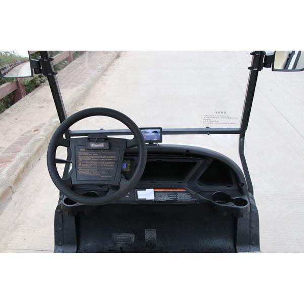 2 Seats+2 Foldable Rear Seat Electric Golf Cart 48V Lithium Battery 30% Climbing Ability