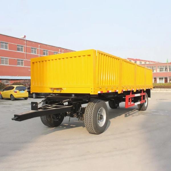 CIMC 1/ 2 Axle High Tense Steel 6.5-9.5m Length Load Capacity 20-30 Tons Flatbed With Moving Turn Full Truck