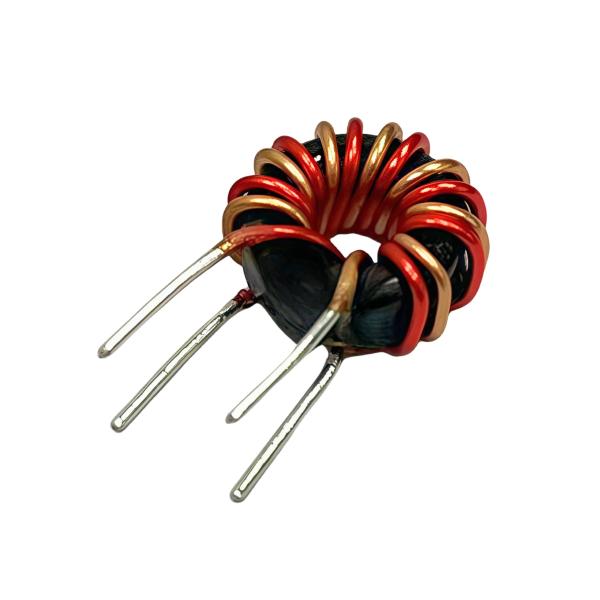 T8*4*3 Magnetic Ring Inductor 8UH Red Copper Double Wire Winding Power Filter