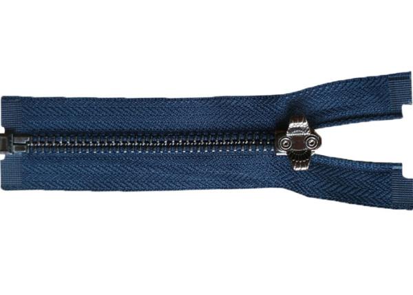Euro Teeth Coil Separating Zipper For Sweaters , Standard Ykk Type Teeth Bottom Separating Zipper