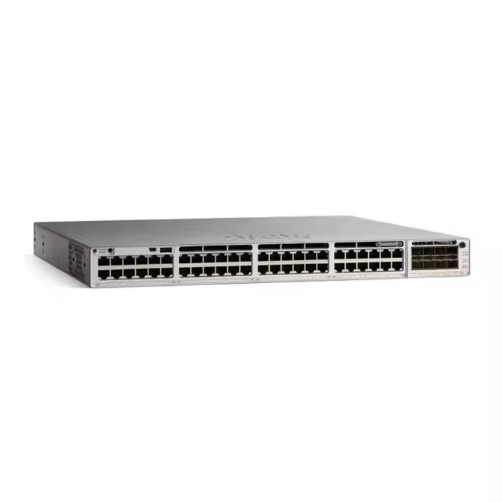 Original Cisco C9300-48T-A 48-port Gigabit Managed Stackable Network Switch with 1-Year Warranty