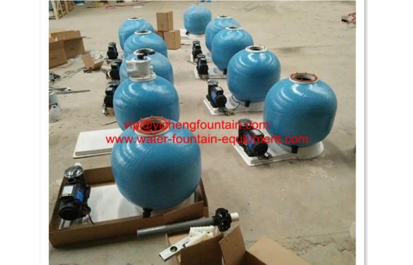 25 Inch Fiberglass Swimming Pool Sand Filters With Pump Set Filtration System