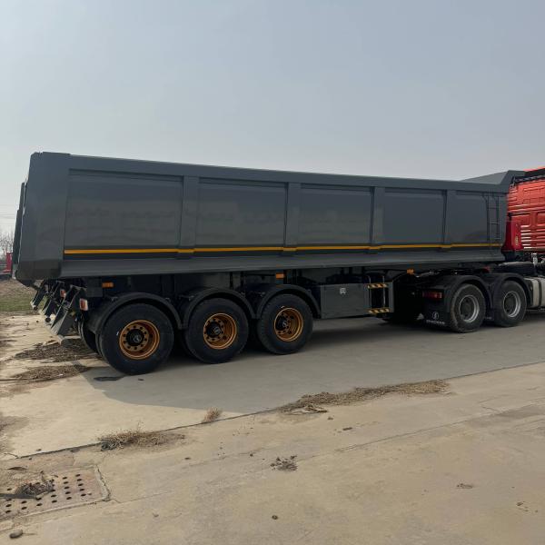 Steel U Type End Rear Dump Truck Semi Trailer 60 Tons 70 Tons Dumper Tipper Trailer for Truck Trailer