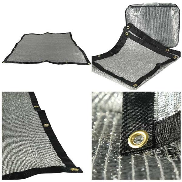 Customized Knitted 80% Aluminum Foil Shading Net for Car Parking HDPE Uv Resistant Shade Netting