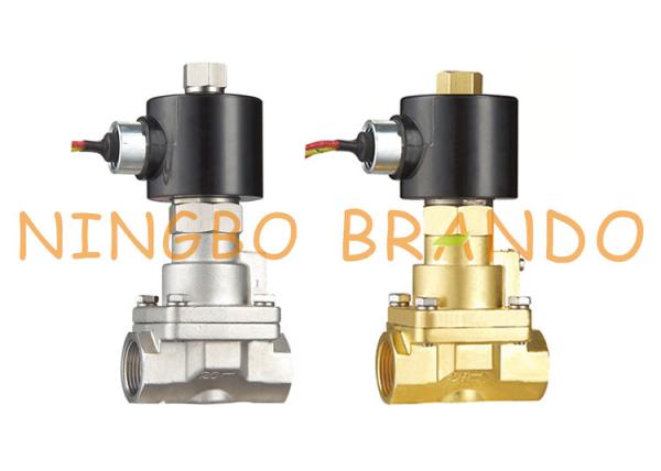PS-25NK 1 Threaded NO Stainless Steel Solenoid Valve 24VDC 220VAC