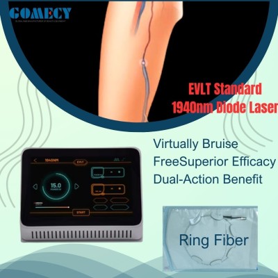 635+1940 Evlt Machine Endo Face Lift Fat Remove Varicose Veins Evlt 1940nm Diode Laser
