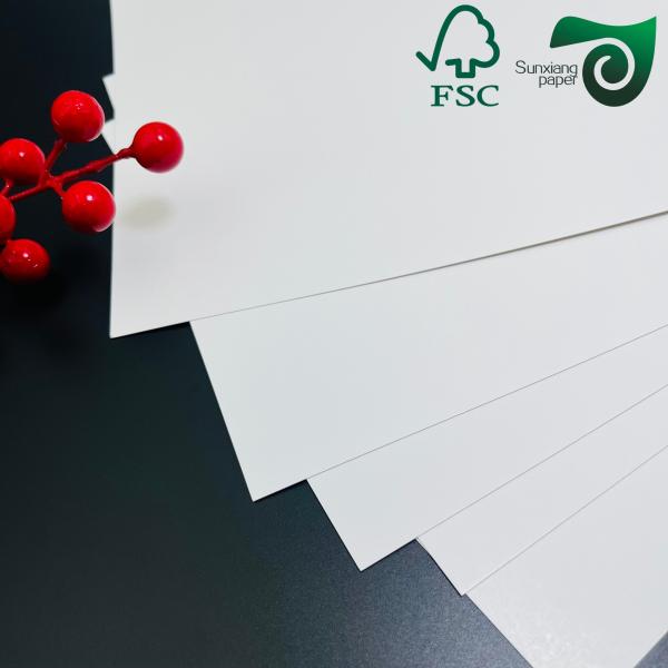 35 White SBS Board FSC Smooth Surface 12pt 18pt Excellent Printing Effect