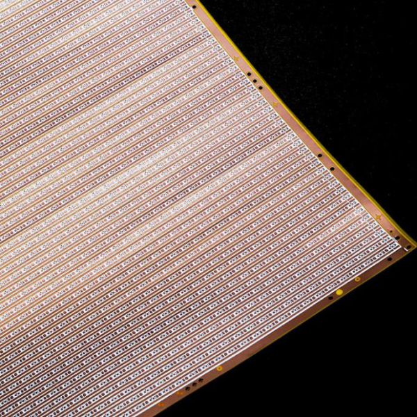2025 Model LED Light Strip Board with 75 LED Beads per PCS and 12V Safe Voltage - Double-Sided White Film FPC Board