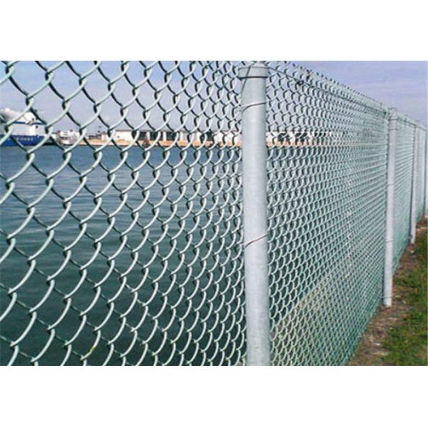 3.0mm Wire Pvc Coated Chain Link Fencing Sports Ground Protection