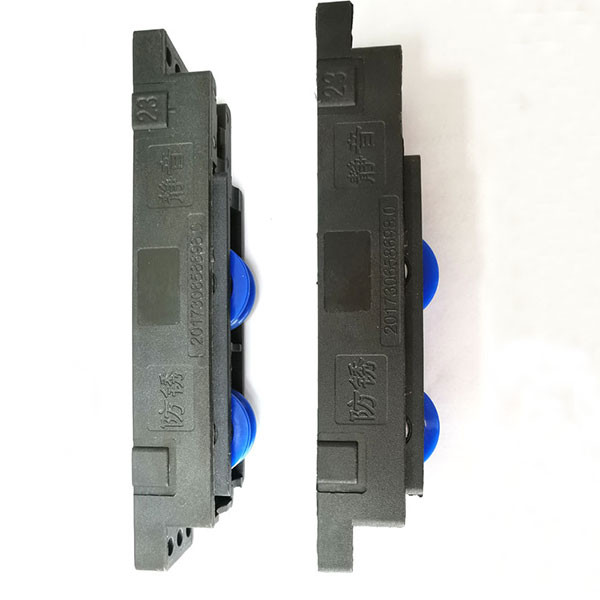 Регулируемый ODM пластикового материала роликов раздвижной двери нейлона с подшипником стали углерода